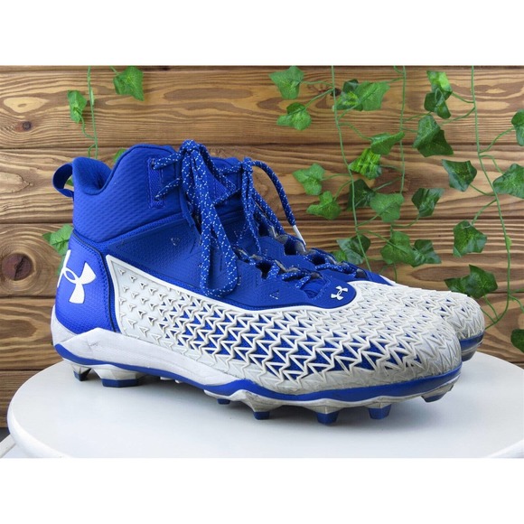 Under Armour Sz 11.5 Sneaker White Synthetic Men Medium (D, M) Athletic - Picture 4 of 10